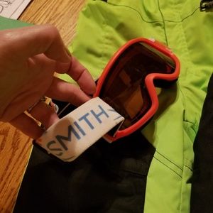 Smith goggles/obermeyer ski bibs and jacket!